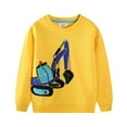 thumbnail image 1 of FYDUU Chandails en Molleton pour Garçons Tout-Petits Imprimé Dessin Animé Manches Longues Col Rond Chandail Mignon Hauts Décontractés pour Enfants Adorables Tendance 7-8 Ans, 1 of 3