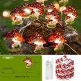 thumbnail image 2 of BINGLI Mushroom Decor String Light Cottagecore Room Decor 3.28FT 10 LED Cute Fairy Light Battery Operated Mushroom Decorations Lights for Christmas Bedroom Dorm Party Wedding Patio, 2 of 6