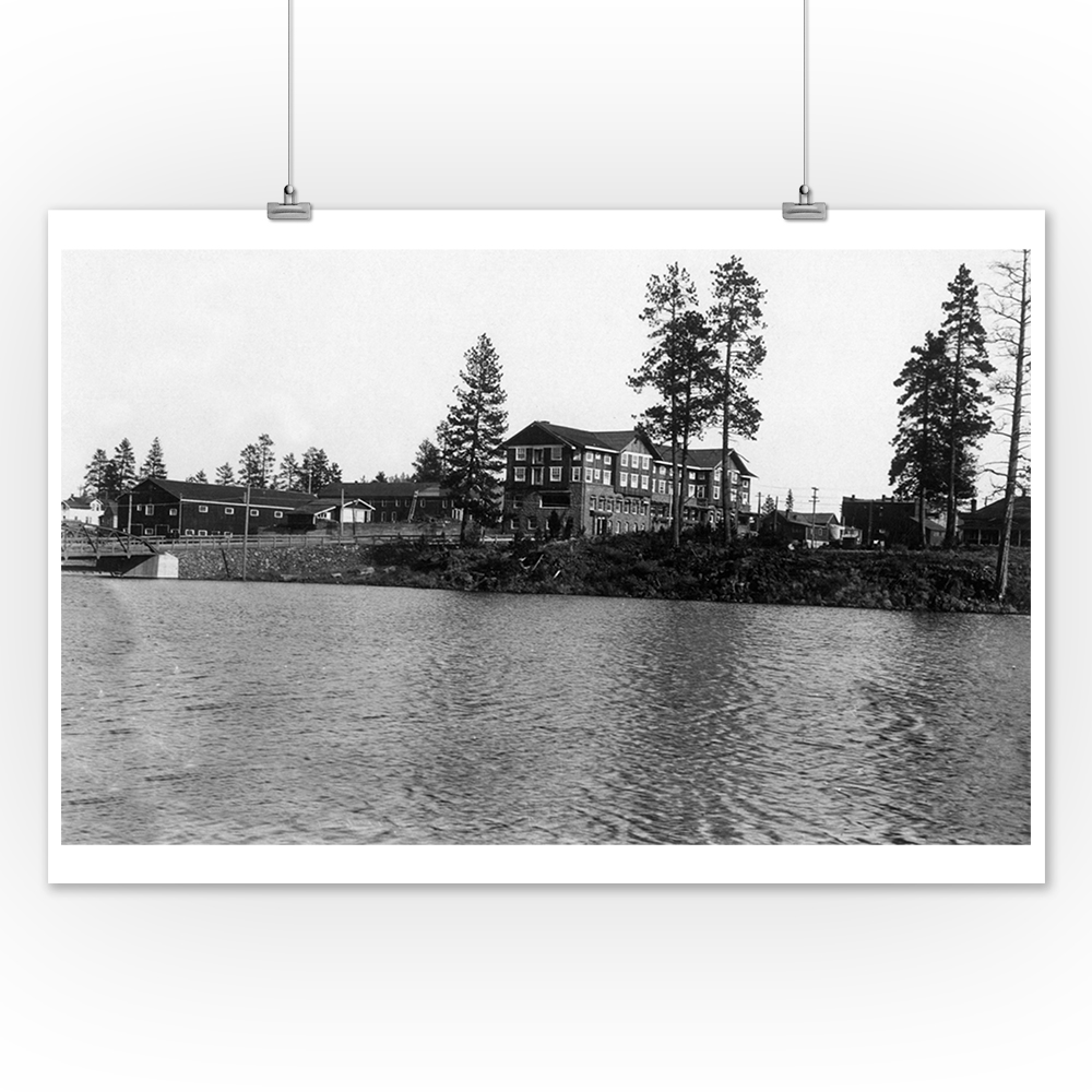 Bend, Oregon Lakeview of Pilot Butte Inn (12x18 Art Print, Wall Decor