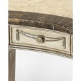 thumbnail image 4 of HomeRoots 389433 31 x 48.5 x 23 in. Beige Vintage Style Kidney Shaped Writing Desk, 4 of 5