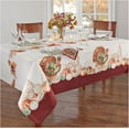 thumbnail image 2 of czcpp-Home Fashions Holiday Turkey Bordered Fall Tablecloth, 60" x 144", Multi, 2 of 4