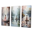 thumbnail image 3 of Designart "Meditative Moments in Pink A Journey Within II" Portrait Wall Art Set Of 3 - Pink Meditation Canvas Set For Living Room Decor, 3 of 7