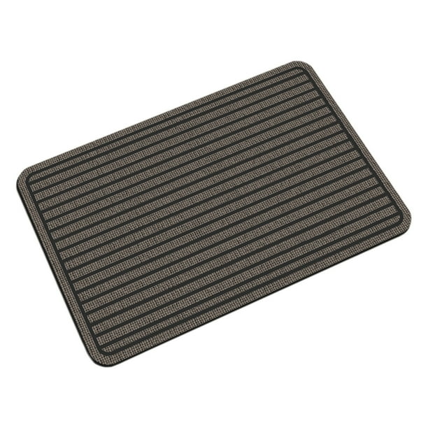 Yhmxh Alfombrillas de baño para bañoFelpudo de diatomeas rayado sencillo para baño, inodoro, absorbente de agua, de secado rápido, antideslizante y antisuciedad. Decoración del baño