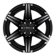 thumbnail image 3 of Tuff Cast Aluminum Rim TUT12 20X10 5X150 S-BLK MILLED -19MM, 2010T12-95150F10, 3 of 3
