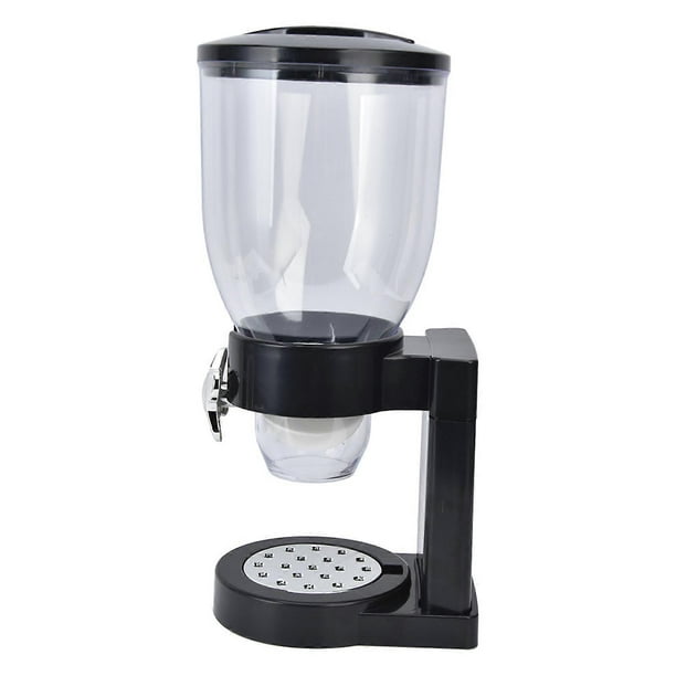 17.5 oz Cereal Dispenser, Clear and Safe Rice Storage Container with Rubber Base for Cereal