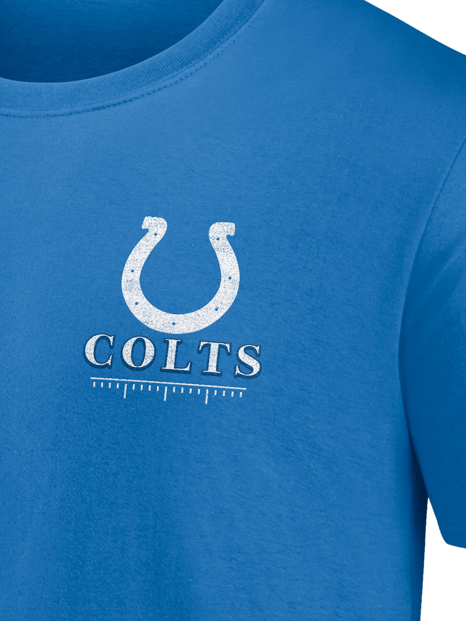 NFL Indianapolis Colts Men's Cotton Faded Royal Short Sleeve T-Shirt