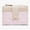 Pink, variant on Small Wallet for Women, Leather RFID Blocking Credit Card Holder Wallet, Zipper Pocket Wallet Coin Purse (Off white)