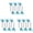 Sky Blue, variant on ZTTD 6 PCS Party Blower Blowouts Noisemakers Funny Party Blowouts Blow Horns Sky Blue Birthday Blow Horns Whistles New Years for Party Noisemakers Whistles Favors Noise Makers