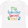 thumbnail image 4 of Inktastic My Godmother Loves Me Boys or Girls Long Sleeve Toddler T-Shirt, 4 of 5