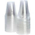 thumbnail image 7 of 16 Oz. Clear Plastic Cups with/without Flat Lids PET Crystal Clear Disposable 16oz, 7 of 7