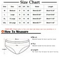 thumbnail image 2 of Diufon Cotton Underpants for Women Stripe Full Cover Panties Elastic High Waist Briefs, 2 of 2