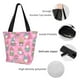thumbnail image 4 of Balery pink Holiday Joy Bolsa de Hombro con Diseño, Bolsa Grande y Duradera, Bolsa Versátil para Compras, 4 of 6