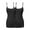 2 Black, variant on 2 Pack Women's & Juniors Basic Solid Adjustable Spaghetti Strap Long Camisole Layer Tank Top Size S – 3XL