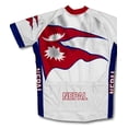 thumbnail image 2 of Nepal Flag Short Sleeve Cycling Jersey  for Men - Size 3XL, 2 of 3