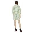 thumbnail image 6 of Bimba Women Floral Cotton Custom Short Robe Getting Ready Bridesmaid Robe CoveUp, 6 of 6