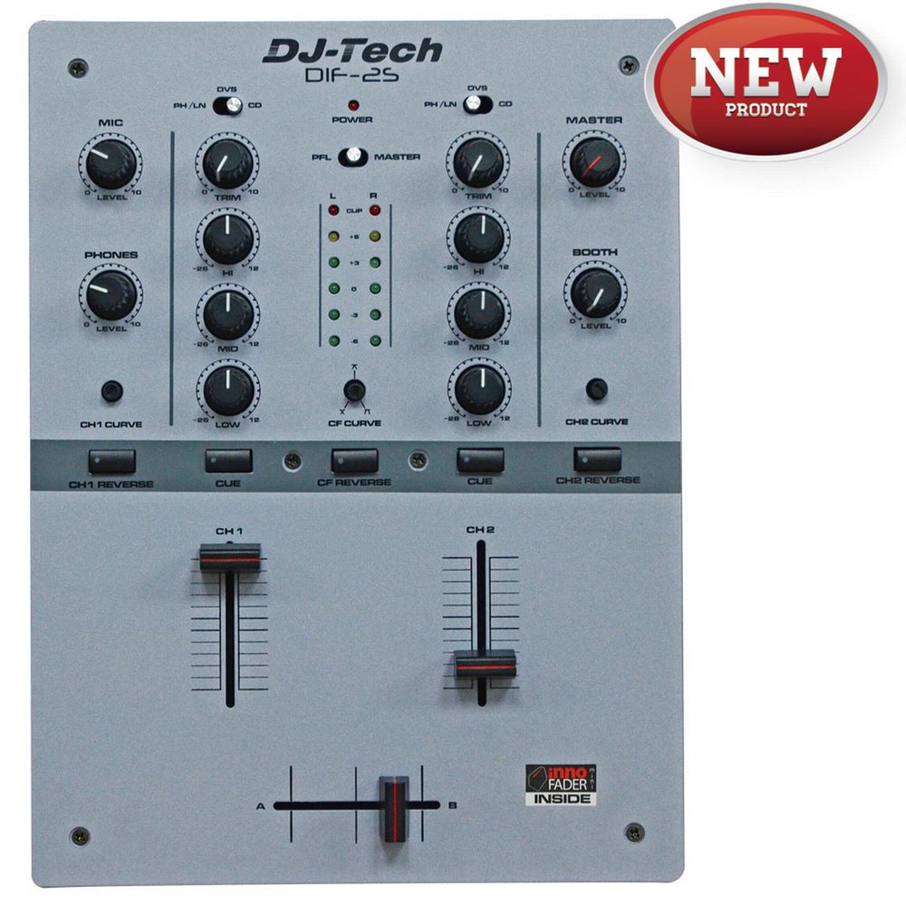 High Performance 2channel DJ scratch mixer