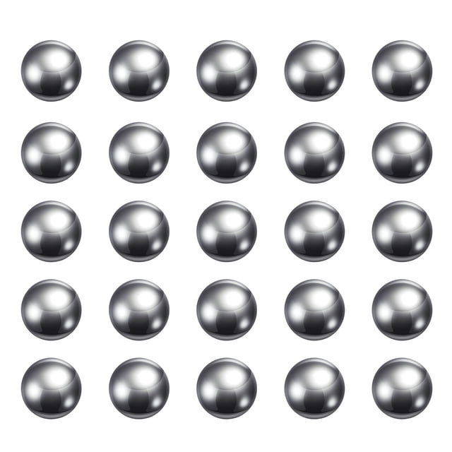 40uds Bolas Precisión 9.5 mm Diámetro G200 Acero Inoxidable 201 para Rodamientos