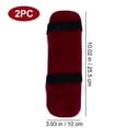 thumbnail image 2 of OULII 2Pcs Memory Sponge Armrest Pads for Office and Gaming Chair Dark Red Elbow Cushion, 2 of 8