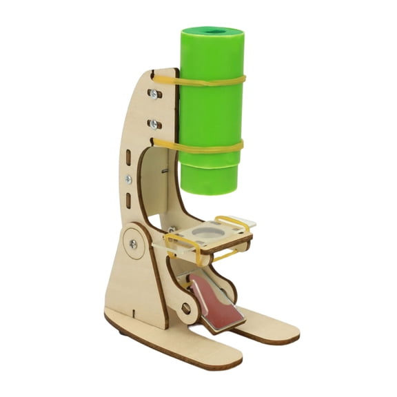 HonYunda Lens Learning Model for Students Ages 7-14, DIY Microscope Building Set for Guided Classroom Science and Family Table Activities for Study