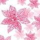 thumbnail image 1 of 24 Uds. Adorno de árbol de Navidad con purpurina Poinsettia adorno de decoración de flores de Navidad Adepaton MZQ-1043-3, 1 of 7