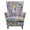 #4, variant on DONGPAI Stretch Wingback Chair Cover Printed Wing Chair Slipcovers Furniture Cover 1-Piece Super Stretch Modern Style Pattern Soft with Elastic Bottom