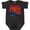 Black Leopard, variant on Chicago Illinois Boys or Girls Baby Bodysuit