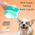 thumbnail image 2 of Paquete de 2 cepillos de baño para perros y gatos Cepillo de aseo para perros de goma de silicona Cepillo de masaje de silicona para cachorros Cepillo de limpieza para el cuidado del cabello, 2 of 5