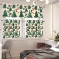thumbnail image 3 of Christmas Tree Socks Kitchen Curtains and Valances Rod Pocket Kitchen Curtains 3 Piece Set Removable Washable Short Curtains for Home Farmhouse Rustic Tier 36 Inches Long, 3 of 5