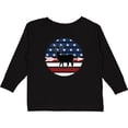 thumbnail image 3 of Inktastic Deer Bow Hunting USA Flag Boys or Girls Long Sleeve Toddler T-Shirt, 3 of 5