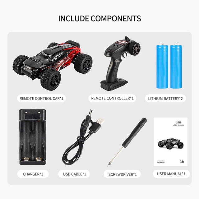 Q122-B/A 36km/h Control remoto de alta velocidad Off-Road 1/16 2.4G 4WD RC Crawler Car Ndcxsfigh libre de BPA