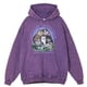 thumbnail image 5 of Sudadera holgada con capucha y diseño de gatos en Greengungchi, estilo retro desgastado, estilo hip hop, para otoño, 100 % algodón, 5 of 5