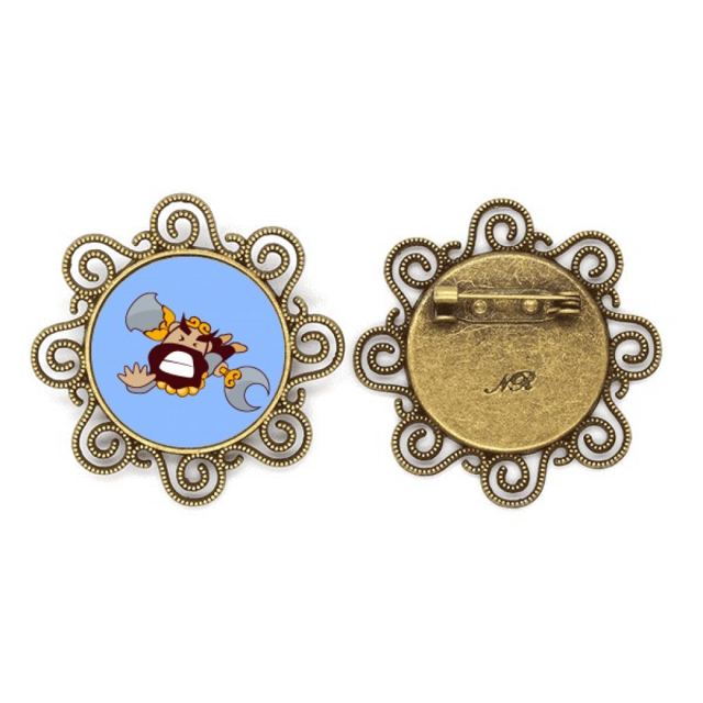 Shannon monje Broche de flores, regalo de joyería para mujeres y niñas Unbranded M