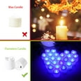 thumbnail image 5 of Romantic LED Candles,Flameless Votive Candles,Flickering Battery Operated LED Tea Lights Candles Warm White for Valentines Wedding Table Festival Christmas Decorations, 5 of 7