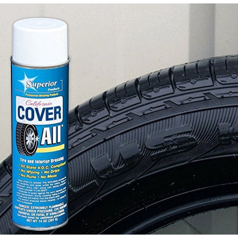 Superior Products California Cover All Tire Dressing Automotive Cleaners, 14 oz Superior Products California Cover All Tire Dressing Automotive Cleaners, 14 oz