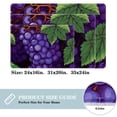 thumbnail image 2 of Grape Non-Slip Polyester Door Rug Chair Mat Kitchen Rugs, Machine Washable, 2 of 6