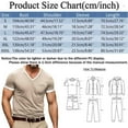 thumbnail image 3 of JAKANYQ Men's Tees Short Sleeved V Neck Solid Color Stitching Pocket T Shirt Top Classic Lightweight, 3 of 5