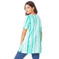 thumbnail image 3 of Roaman's Women's Plus Size Studded Tie-Dye Tunic Long Shirt, 3 of 5