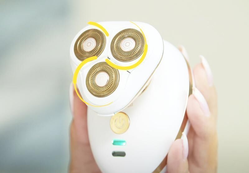 nubrilliance hairless body and legs shaver