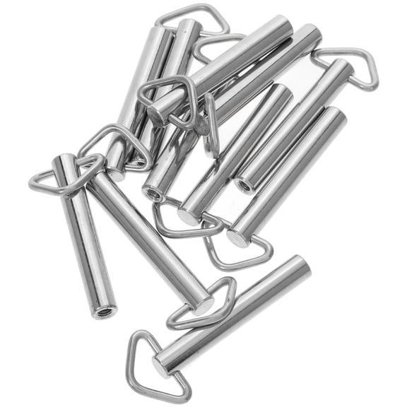 Masteelf 10 Pcs Musical Keys Music Box Key Baby 4.70X1.70X0.50CM Silver
