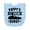 AE-Light Blue, variant on Inktastic Pappy's Lil' Racing Buddy with Car Silhouette Newborn Bib