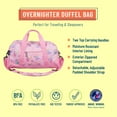 thumbnail image 5 of Wildkin Kids Overnighter Duffel Bag for Boys & Girls, Features Two Carrying Handles and Removable Padded Shoulder Strap, BPA & Phthalate Free (Fairy Princess Pink), 5 of 5