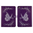thumbnail image 4 of TPU Shell Case for iPad Mini 5 (2019) 5th Gen Purple Butterfly Slim PU Leather Folding Stand Cover with Auto Wake/Sleep for 7.9 Inch, 4 of 6