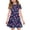 Royal Blue, variant on Grblisyd 4th of July Dresses for Girls USA Patriotic Short Sleeve Dress Star Striped Crew Neck A Line Dress Independence Day Outfit with Pockets 10-12y