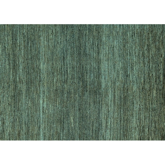 Ahgly Company Indoor Rectangle Abstract Light Blue Modern Area Rugs, 2' x 3'