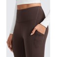 thumbnail image 6 of CRZ YOGA Water-Resistant Fleece Athletic Leggings Pockets 28" Thermal Hiking Casual Workout Womens Pants, 6 of 7