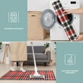 thumbnail image 6 of Red Black White Checkerboard Checkered Pattern Kitchen Rugs Sets Of 3,Kitchen Runner Rugs Non Skid Washable,Decorative Kitchen Floor Mats for Kitchen,Sink,Laundry,17"x30"+ 17"x47" + 17"x59", 6 of 6