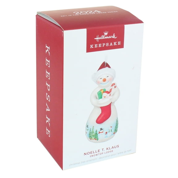 Snowtop Lodge #20 Noelle T. Klaus Porcelain 2024 Keepsake Ornament