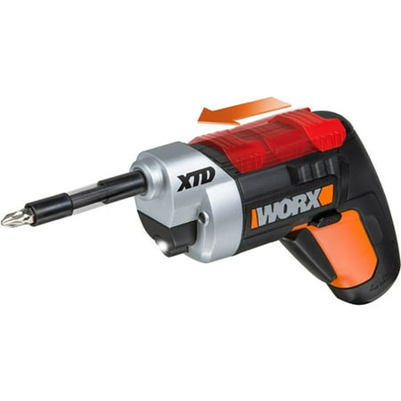 Volt Compact Lithium Ion Driver - WORX XTD 4-Volt Lithium-Ion Extended Reach Cordless Screwdriver, WX252L