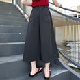 thumbnail image 3 of Liyamei Stylish Girls Denim Pants With Split Skirt Design Casual Lightweight Blend Jeans For Big Kids And Teenagers Size 11-12 Years, 3 of 3