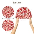 thumbnail image 5 of Kdxio Cute Strawberry Pattern Satin Bonnet Silk Bonnet Hair Bonnet for Sleeping Hair Bonnets for Women Curly Natural Hair, 5 of 6